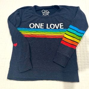 Chaser xsmall leightweight sweatshirt.